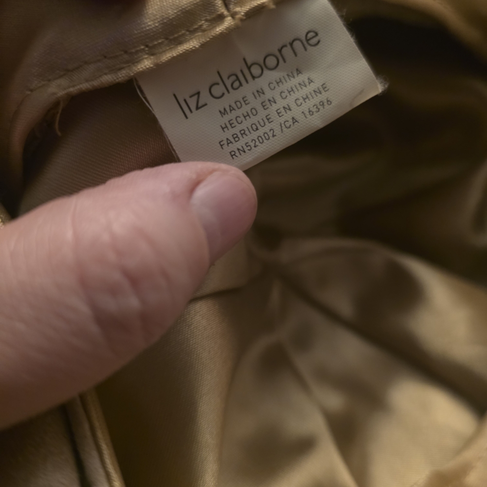 Liz Claiborne Beige Suede Hat - Picture 2 of 4